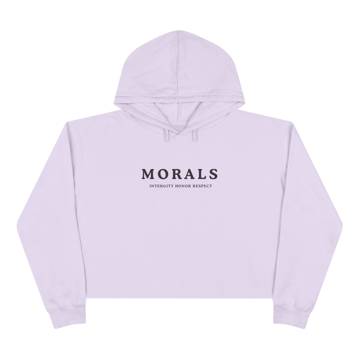 MORALS IHR Crop Hoodie