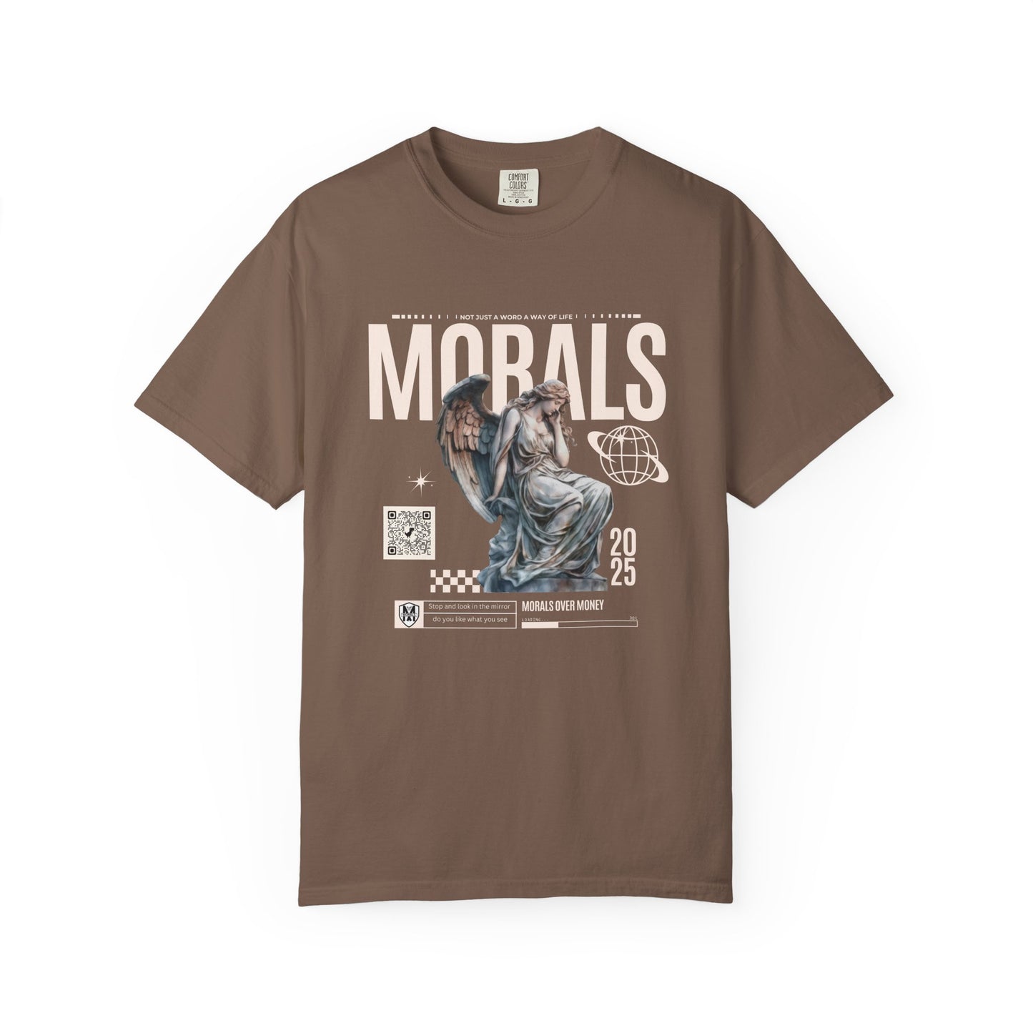 Garment-Dyed T-shirt - MORALS Print