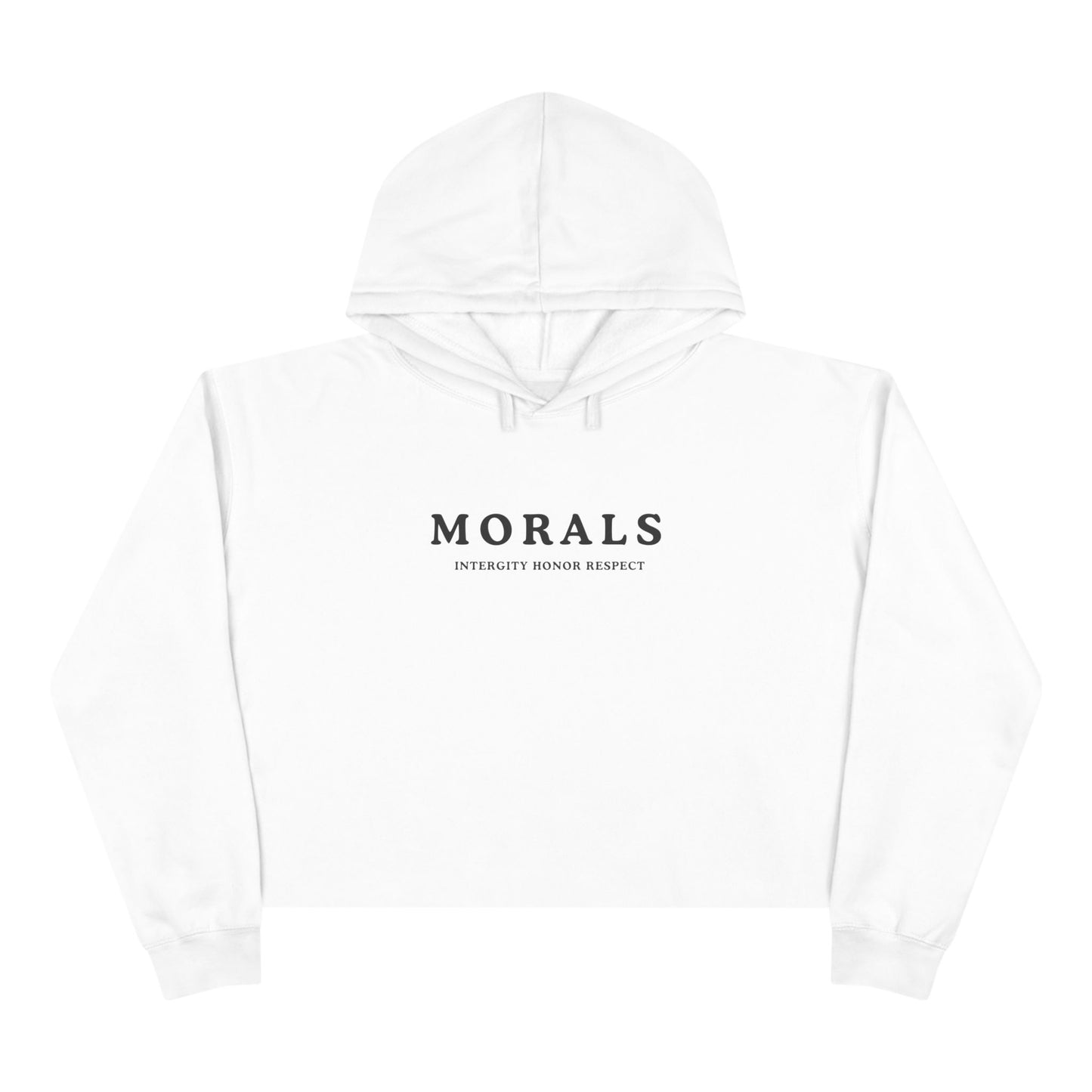 MORALS IHR Crop Hoodie