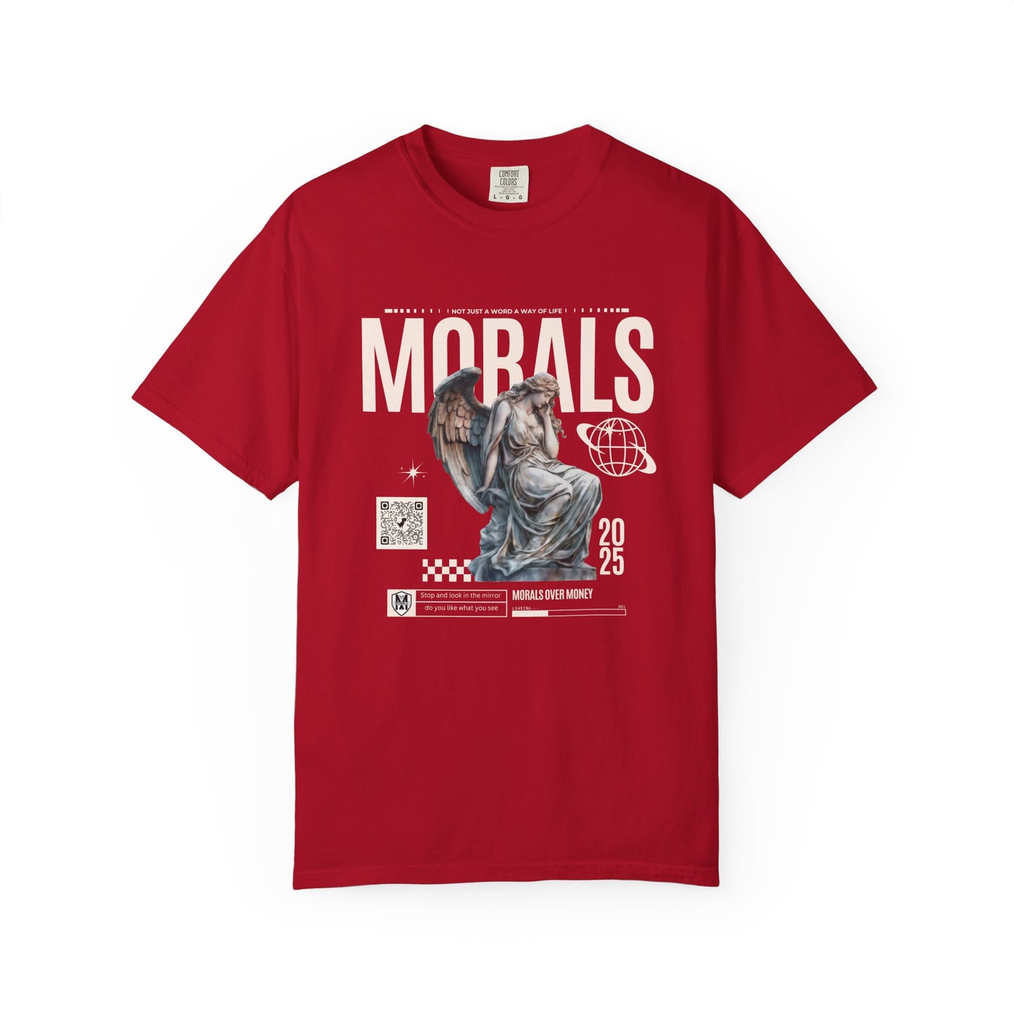 Garment-Dyed T-shirt - MORALS Print
