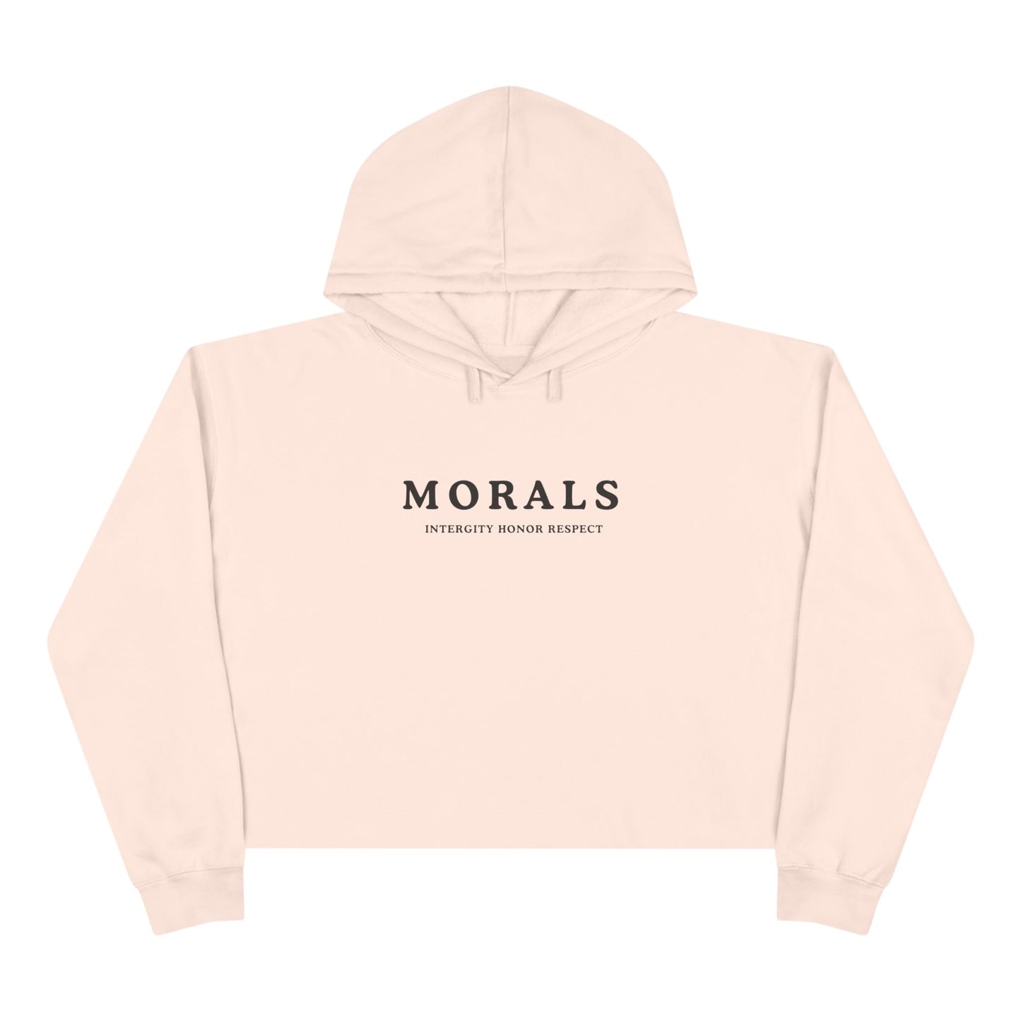MORALS IHR Crop Hoodie