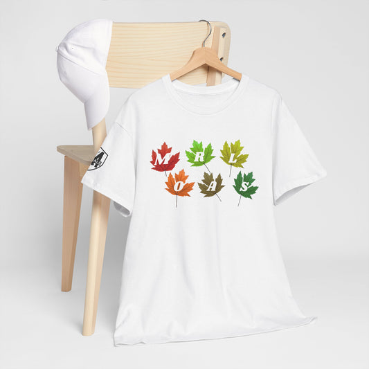 Morals Autumn Leaves Cotton T-Shirt