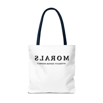 Morals Tote Bag - Integrity, Honor, Respect | Reusable Shopping Bag | Eco-Friendly Gift | Stylish Beach Bag | Thoughtful Present | [...]