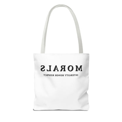 Morals Tote Bag - Integrity, Honor, Respect | Reusable Shopping Bag | Eco-Friendly Gift | Stylish Beach Bag | Thoughtful Present | [...]
