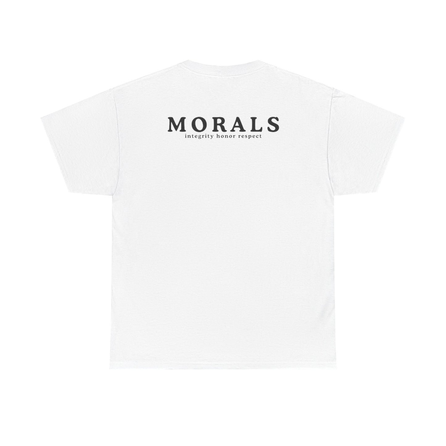 Morals integrity honor and respect Unisex Heavy Cotton Tee