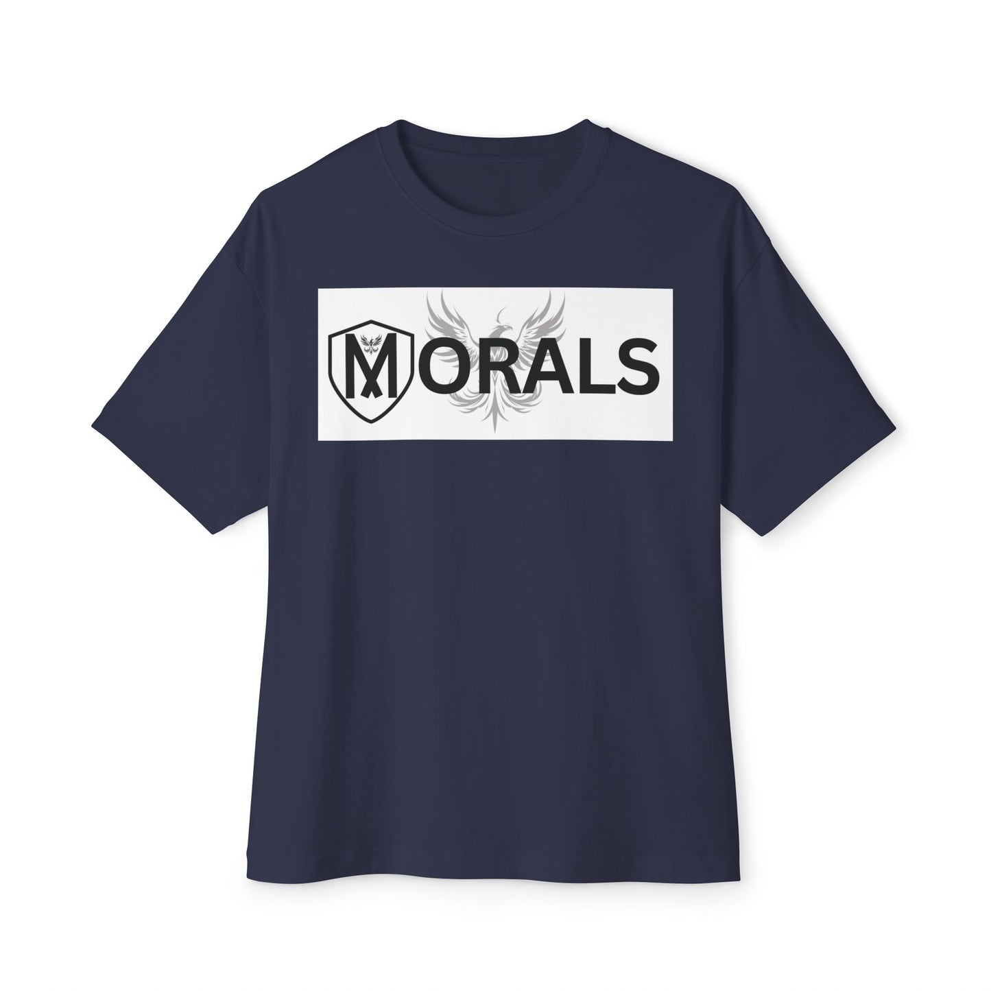 MORALS BOX LOGO Oversized Boxy T-Shirt
