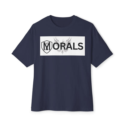 MORALS BOX LOGO Oversized Boxy T-Shirt