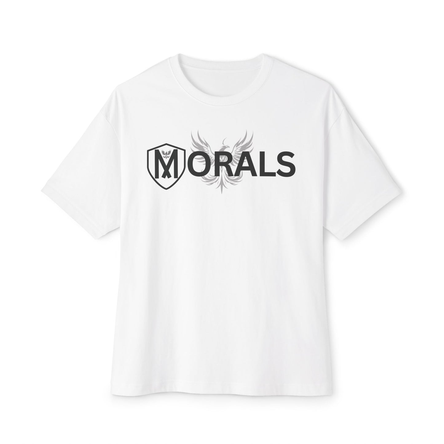 MORALS BOX LOGO Oversized Boxy T-Shirt