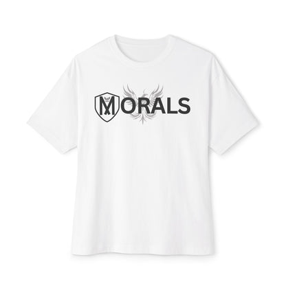 MORALS BOX LOGO Oversized Boxy T-Shirt