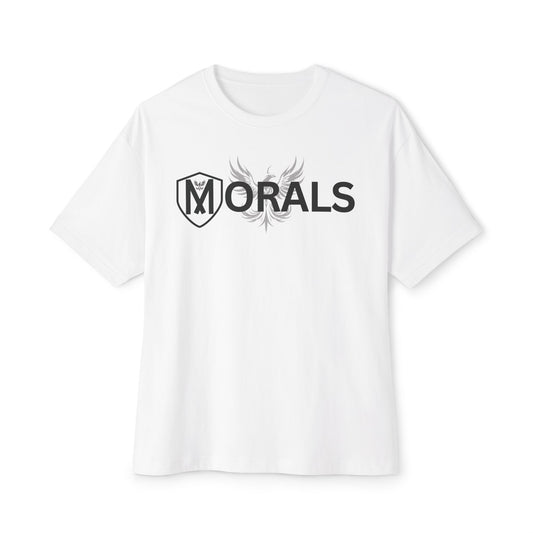 MORALS BOX LOGO Oversized Boxy T-Shirt