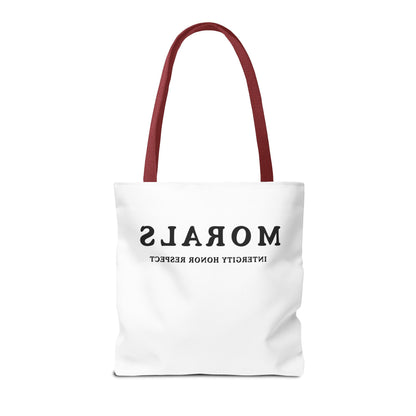 Morals Tote Bag - Integrity, Honor, Respect | Reusable Shopping Bag | Eco-Friendly Gift | Stylish Beach Bag | Thoughtful Present | [...]