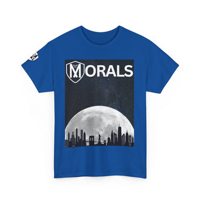 Morals NYC Skyline on the moon