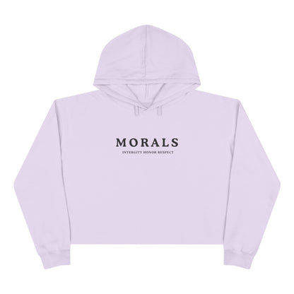 MORALS IHR  Crop Hoodie