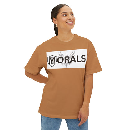 MORALS BOX LOGO Oversized Boxy T-Shirt