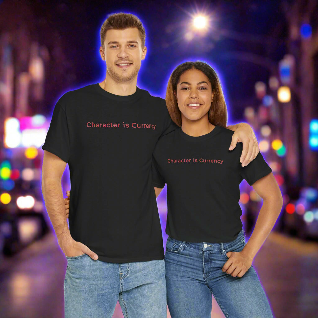 MORALS Character is Currency T-Shirt