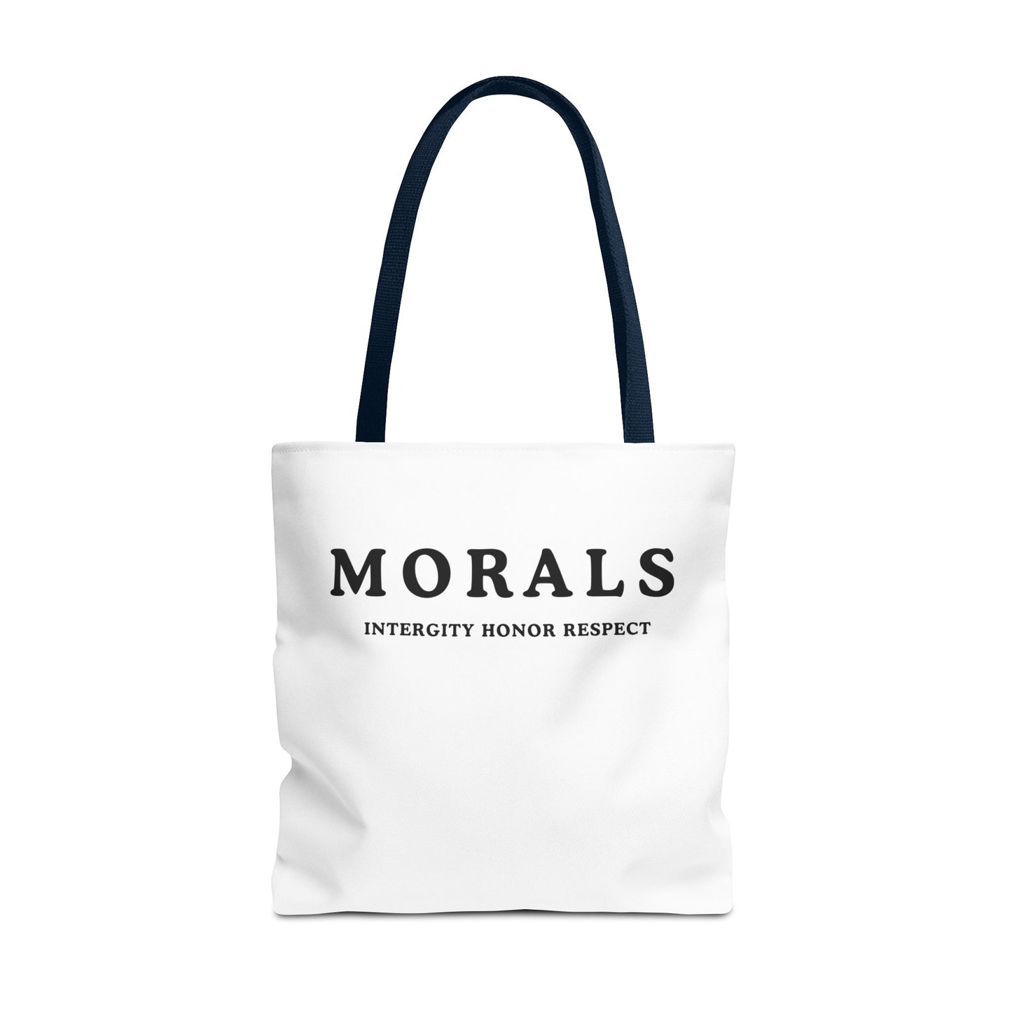 Morals Tote Bag - Integrity, Honor, Respect | Reusable Shopping Bag | Eco-Friendly Gift | Stylish Beach Bag | Thoughtful Present | [...]