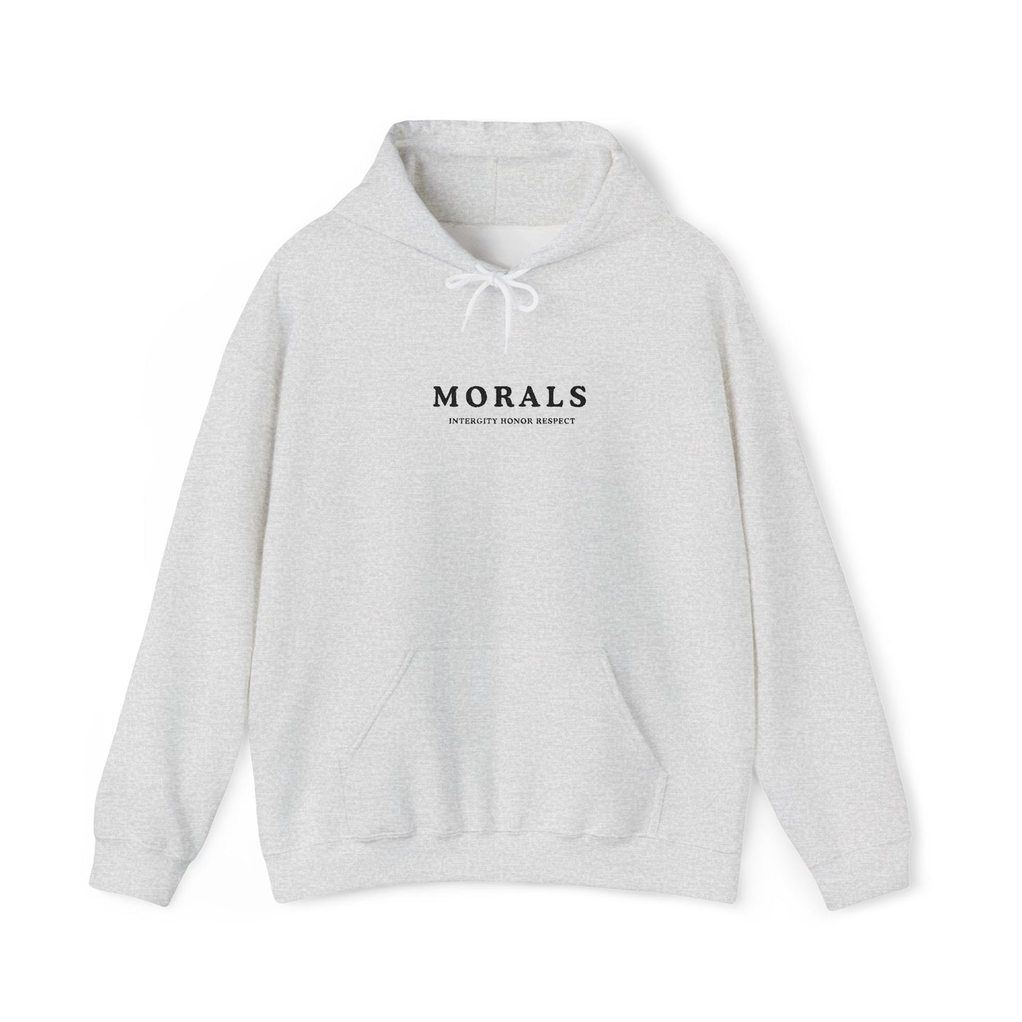 Moral Integrity honor and respect Hoodie