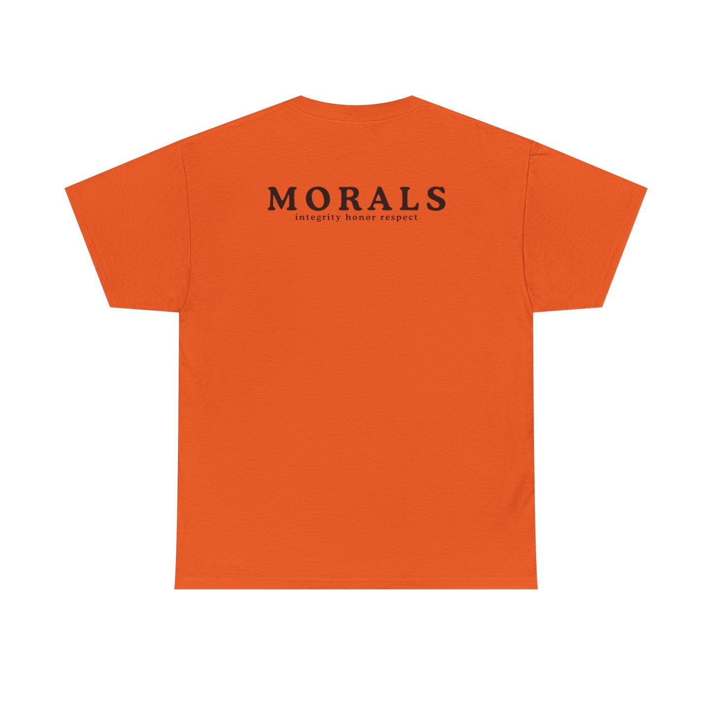Morals integrity honor and respect Unisex Heavy Cotton Tee