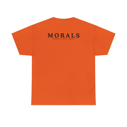 Morals integrity honor and respect Unisex Heavy Cotton Tee