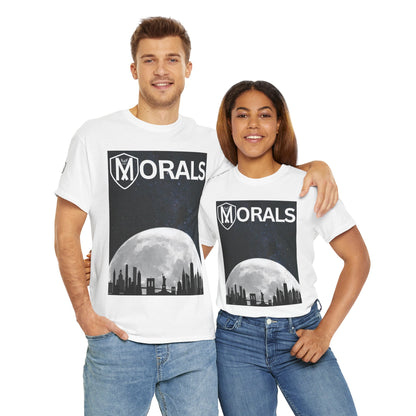 Morals NYC Skyline on the moon