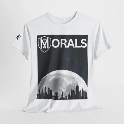 Morals NYC Skyline on the moon