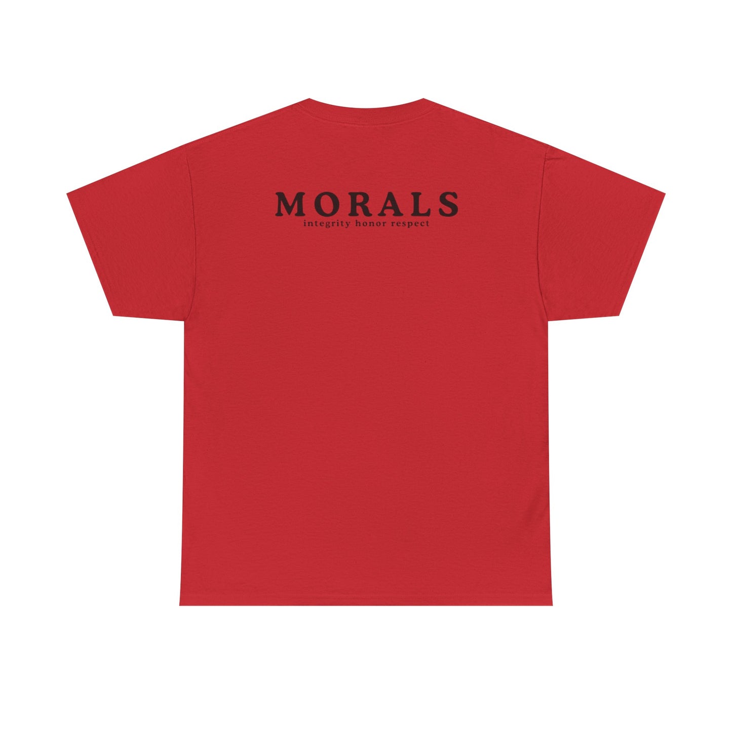 Morals integrity honor and respect Unisex Heavy Cotton Tee