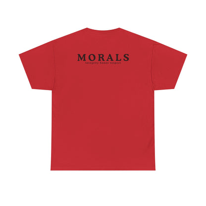 Morals integrity honor and respect Unisex Heavy Cotton Tee