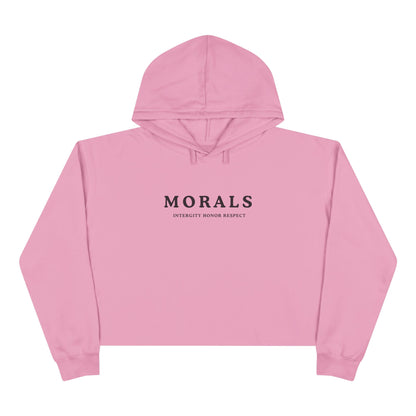 MORALS IHR  Crop Hoodie