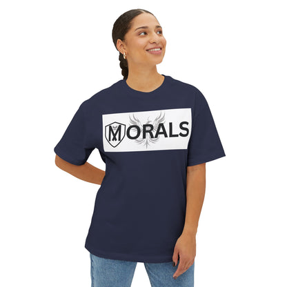 MORALS BOX LOGO Oversized Boxy T-Shirt