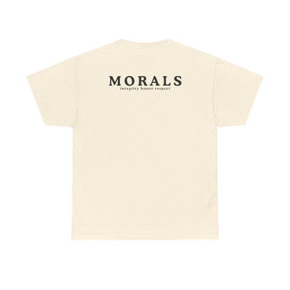 Morals integrity honor and respect Unisex Heavy Cotton Tee