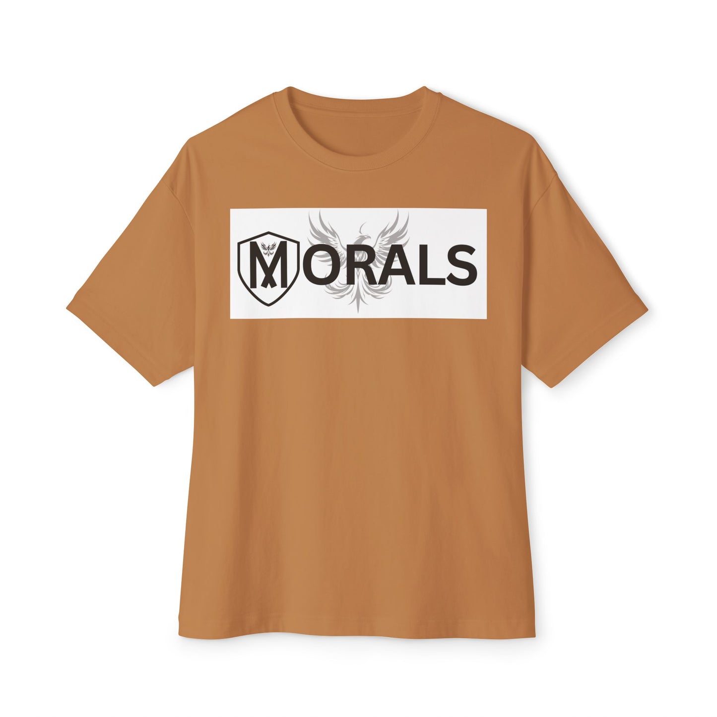MORALS BOX LOGO Oversized Boxy T-Shirt