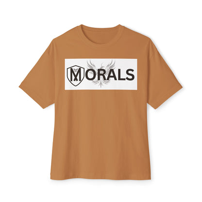 MORALS BOX LOGO Oversized Boxy T-Shirt