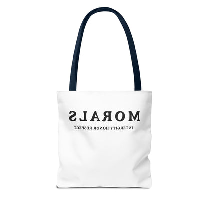 Morals Tote Bag - Integrity, Honor, Respect | Reusable Shopping Bag | Eco-Friendly Gift | Stylish Beach Bag | Thoughtful Present | [...]