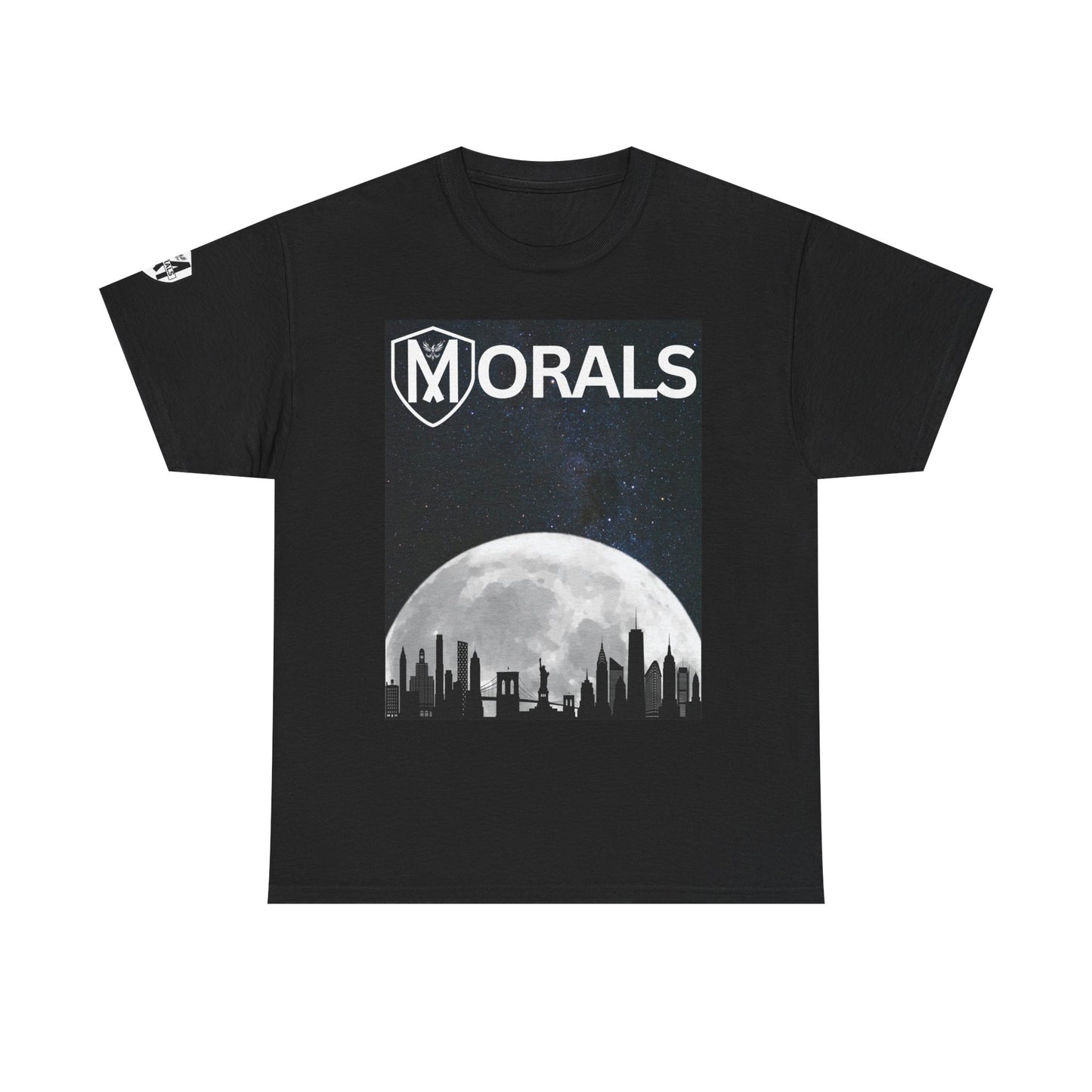 Morals NYC Skyline on the moon