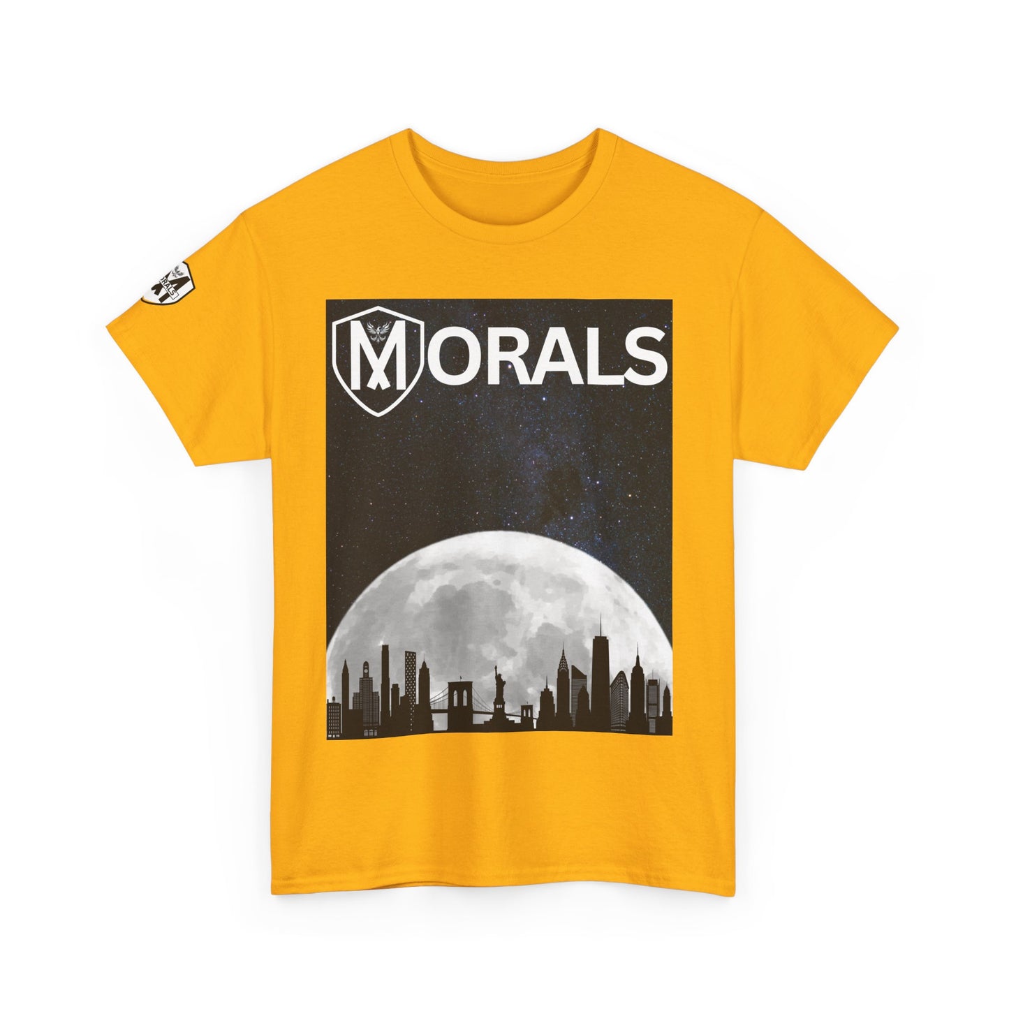 Morals NYC Skyline on the moon