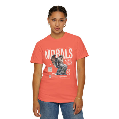 Garment-Dyed T-shirt - MORALS Print