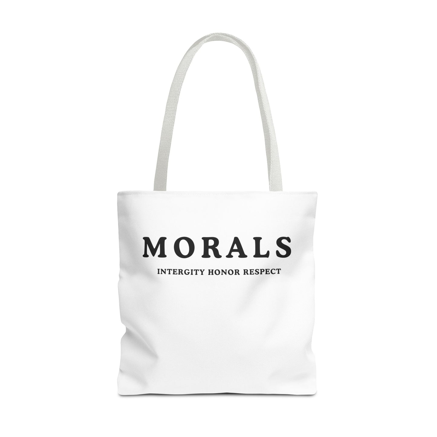 Morals Tote Bag - Integrity, Honor, Respect | Reusable Shopping Bag | Eco-Friendly Gift | Stylish Beach Bag | Thoughtful Present | [...]
