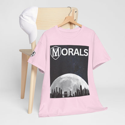 Morals NYC Skyline on the moon