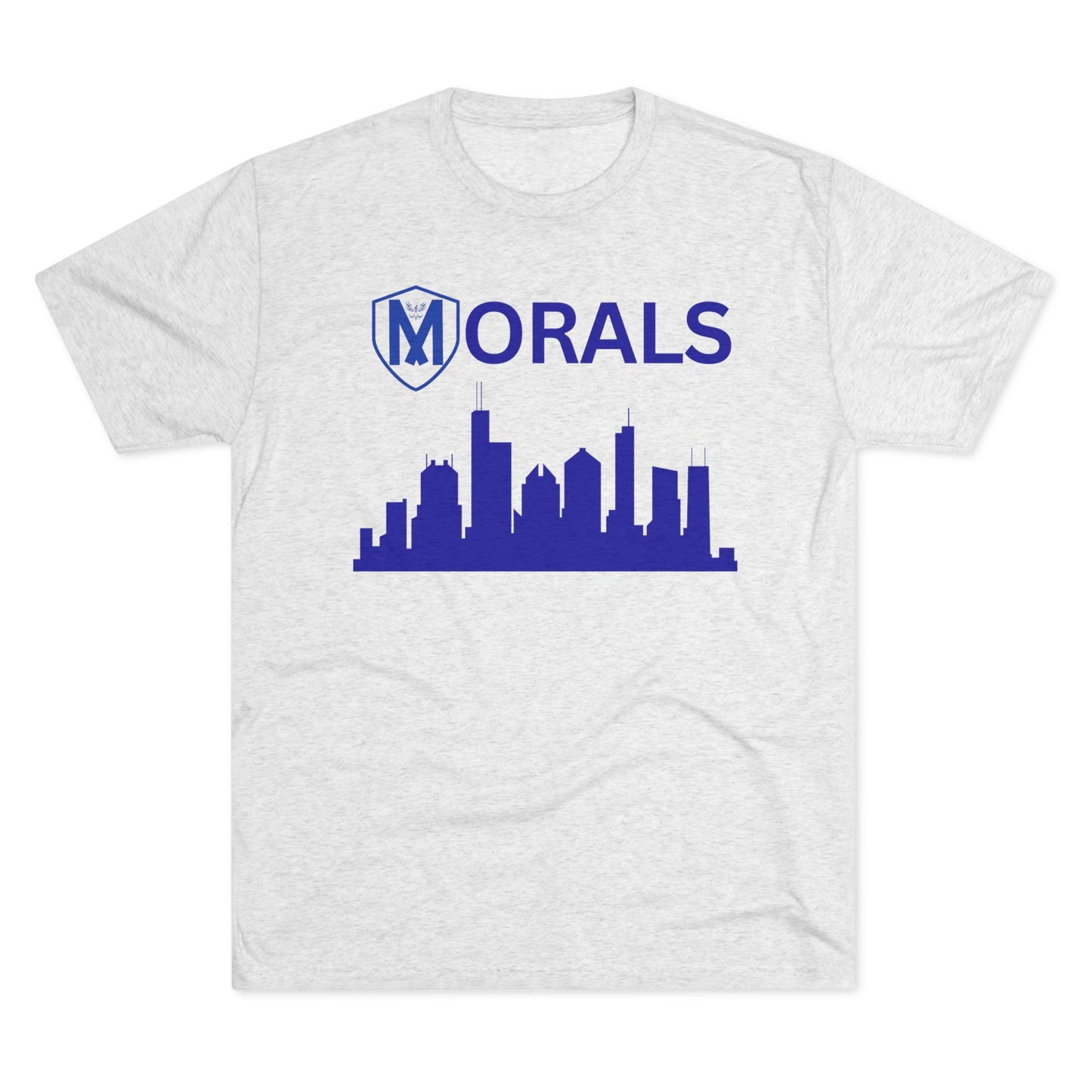 Chicago City Skyline Morals Tri-Blend T-Shirt