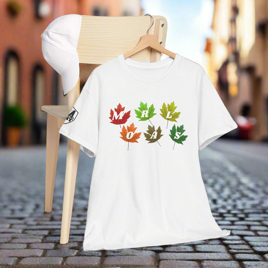 Morals Autumn Leaves  Cotton T-Shirt