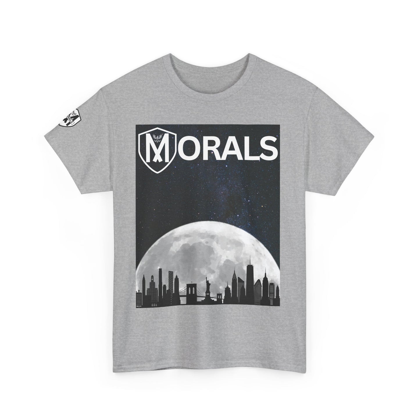 Morals NYC Skyline on the moon