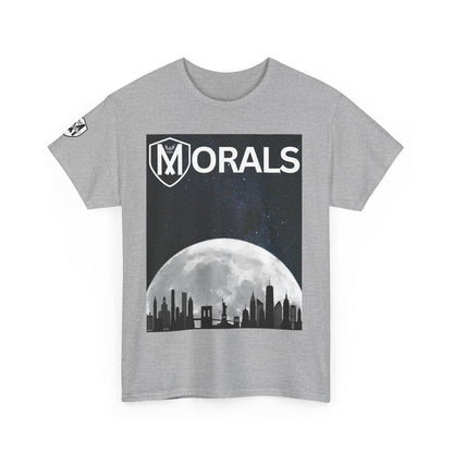 Morals NYC Skyline on the moon