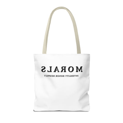 Morals Tote Bag - Integrity, Honor, Respect | Reusable Shopping Bag | Eco-Friendly Gift | Stylish Beach Bag | Thoughtful Present | [...]