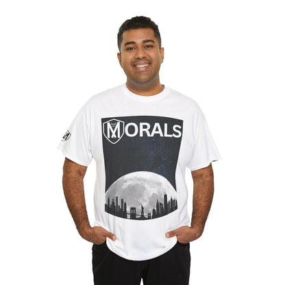 Morals NYC Skyline on the moon