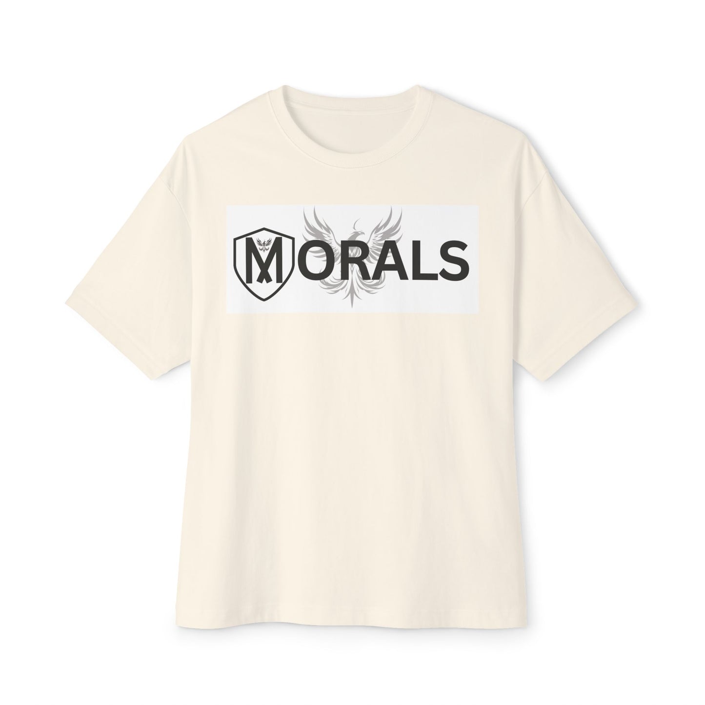 MORALS BOX LOGO Oversized Boxy T-Shirt