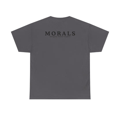 Morals integrity honor and respect Unisex Heavy Cotton Tee