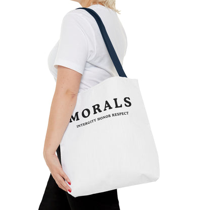Morals Tote Bag - Integrity, Honor, Respect | Reusable Shopping Bag | Eco-Friendly Gift | Stylish Beach Bag | Thoughtful Present | [...]