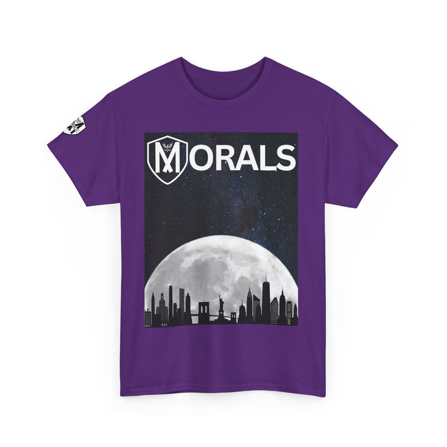 Morals NYC Skyline on the moon
