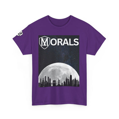 Morals NYC Skyline on the moon
