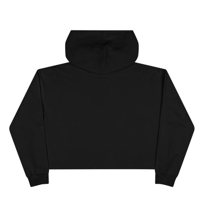 Chic Crop Hoodie with 'MORALS'